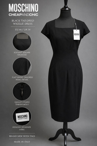 Moschino cheap and chic black - moschino,
