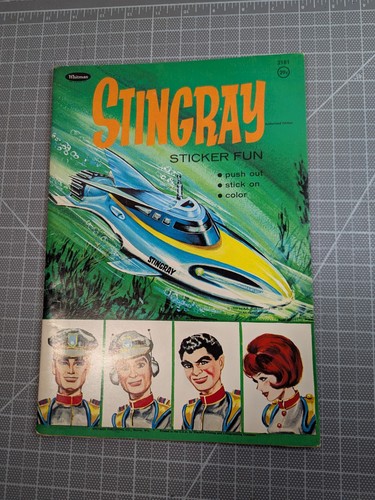Stingray 1966 sticker book - stingray,