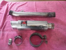 Suzuki GSF650 Bandit Black Widow Exhaust Silencer End Can, Link pipe, & clamps