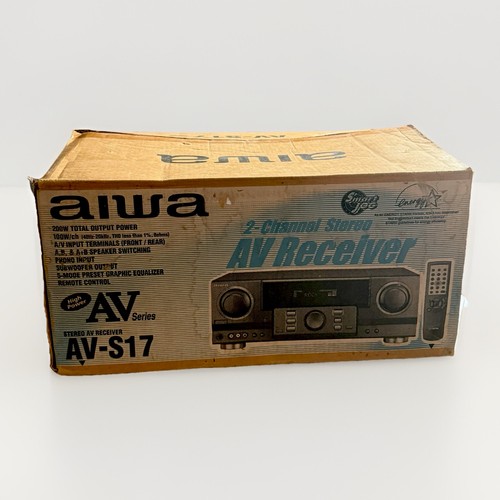 Aiwa s17 stereo receiver - aiwa, av-s17