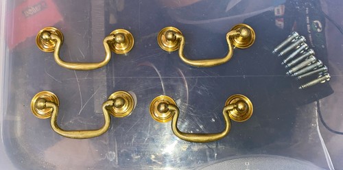 Solid brass drawer - solid, pulls