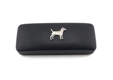 Patterdale Terrier Black PU Glasses Case Patterdale Terrier Gift Spectacles Case