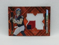 Davis Mills Rookie Patch Panini XR XL Material Orange /25 RXL-DMI NFL Card 2021