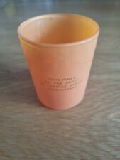 NEXT ORANGE CHRISTMAS SMELL PEELED CLEMENTINES VOTIVE TEA LIGHT CANDLE HOLDER