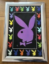 Y2K 90s Playboy Bunny Holographic Pop Art Retro Print 22” X 14.5”