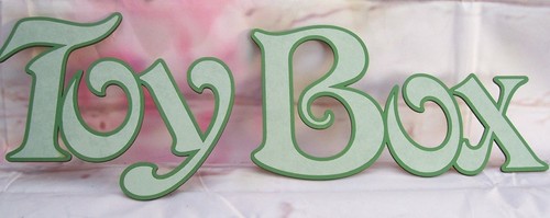 Toy box decoration - decoration/wooden, mdf