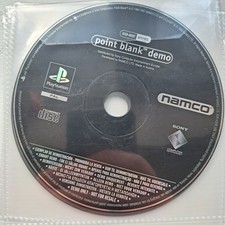 Point Blank Demo Playstation PS1 Video Game PAL DEMO DISC ONLY Namco SCED-00287