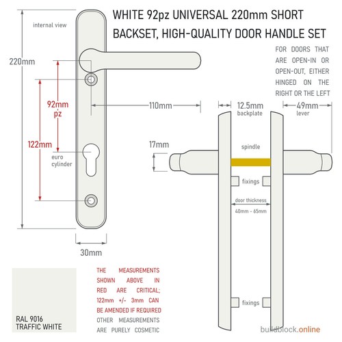 White upvc door - upvc,