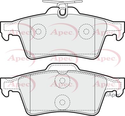 Apec rear brake - apec,