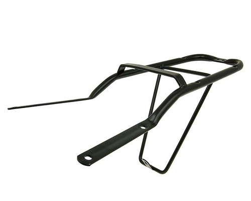 Rear luggage rack black - luggage,