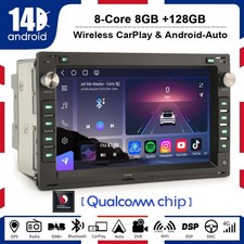 128GB Car Stereo CarPlay GPS