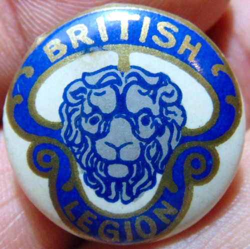 British legion button type - british, "button"
