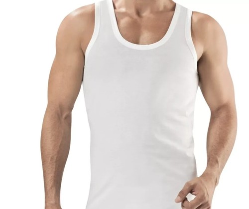 Mens vests 100 cotton tank - 100%,