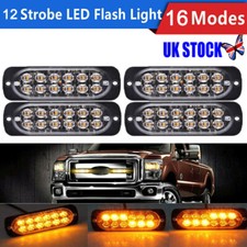 4x 12LED Amber Recovery Strobe