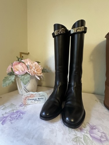 Hermes jumping boots size 0 - hermes,