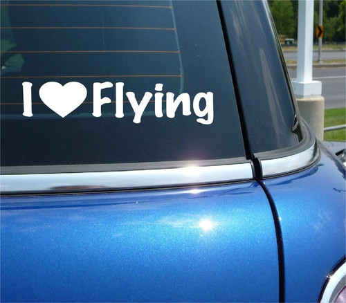 Love flying decal sticker - i,