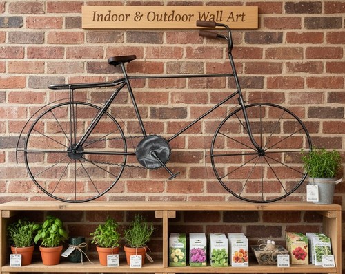 Gents bicycle wall art home - bicycle,