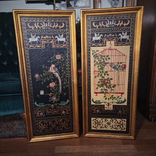 Oriental accent wall art set - oriental,