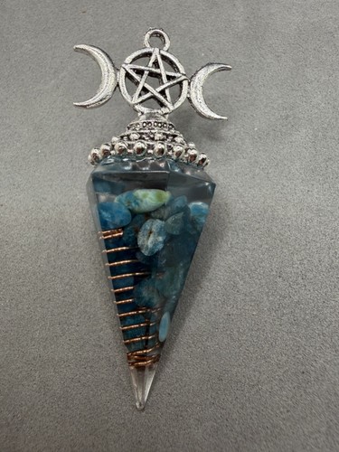 Apatite crystal orgonite - +,