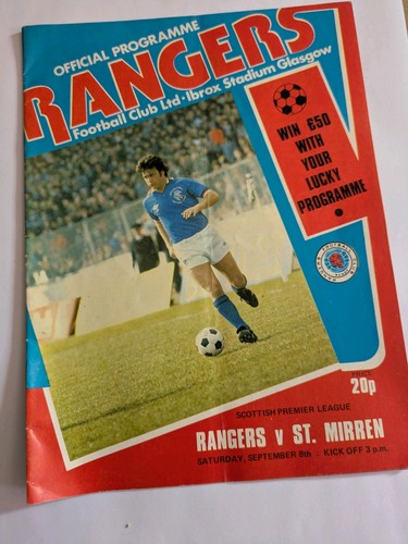 Glasgow rangers mirren - glasgow, st