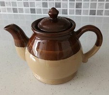 vintage teapot Brown Stripe