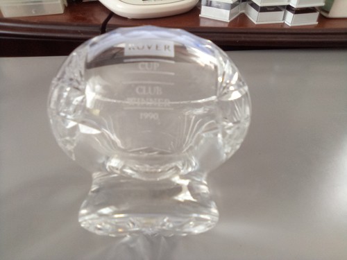 1990 club winner crystal glass - club,