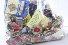 Pin Badges Lapel Pins Assorted Enamel Inc Rememberance Travel Charity Job Lot