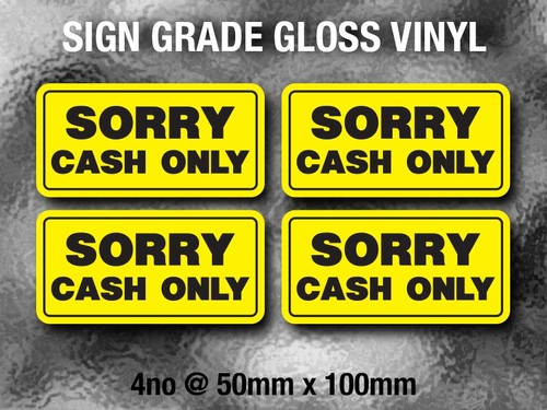 4no sorry cash only self - 4no,