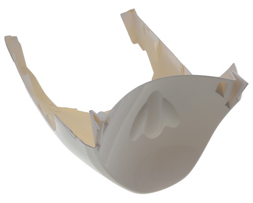 Underbody fairing white - underbody,