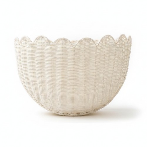 Rattan wall basket boho - wall,