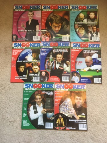 2009 snooker scene magazines - scene,
