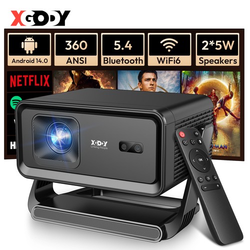 Xgody mini projector - xgody, 4k