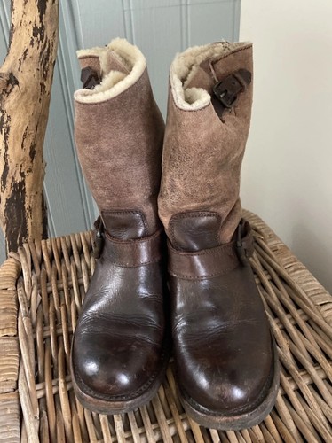 Ash women brown biker - brown,