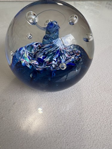 Vintage caithness glass cobalt - caithness,