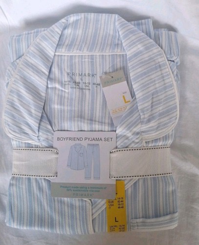 Blue striped - blue, l