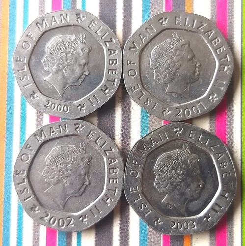 Isle man 20p - x, coins