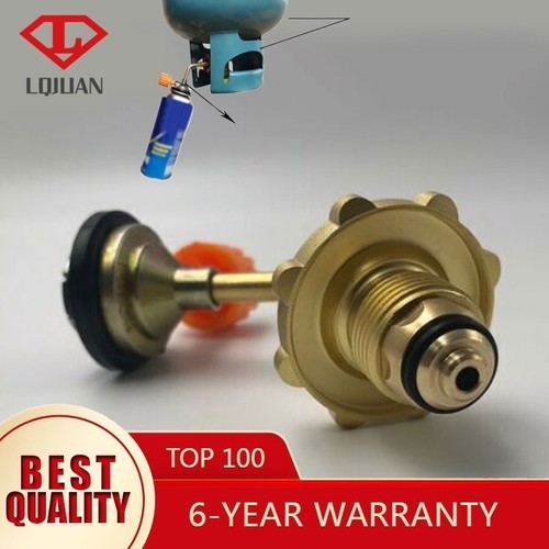 Refillable adapter for gas - for,