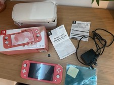 nintendo switch lite coral