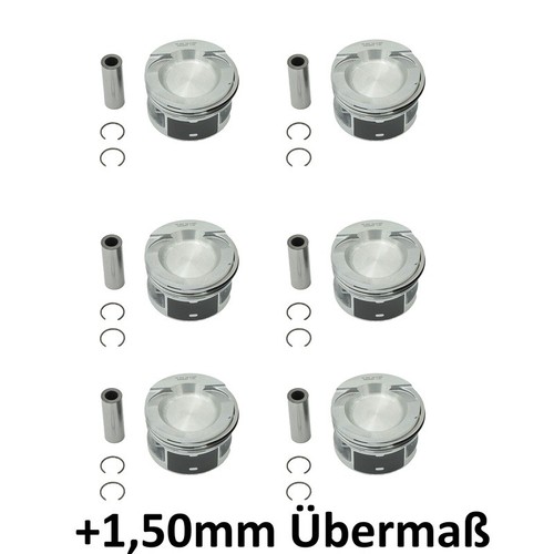 Pistons 5mm oversize for - +1.5mm,