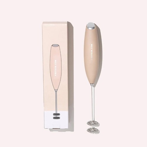 Electric drink mixer - drink, beige