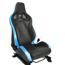 Focus RS MK2 MK3 Recaro Sportster CS Tailored Black Nitrous & Blue Seat Covers