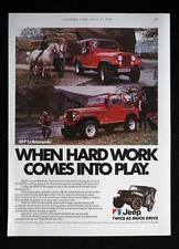 Original Vintage 1979 Advert. JEEP Cars. JEEP twice as much drive