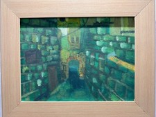 hand painted Frame Old City