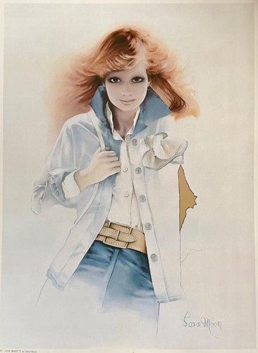 Vintage sara moon - moon, print