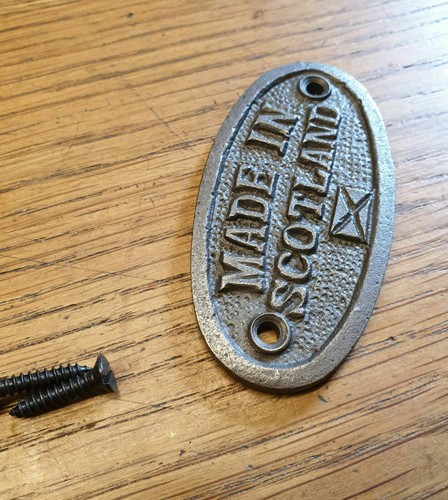 Made scotland cast iron - in,
