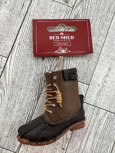 Red shed duck boot - red,