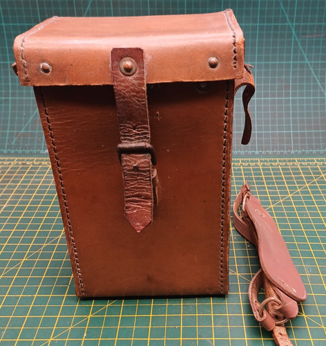 Vintage leather vickers - leather,