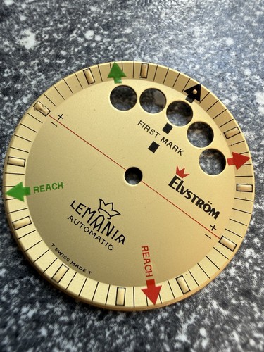 Vintage lemania 1345 regatta - vintage,