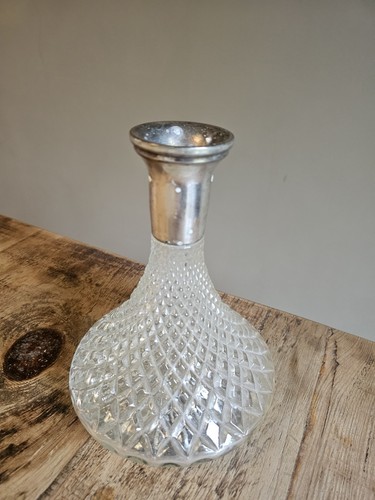 Vintage etched crystal - etched,
