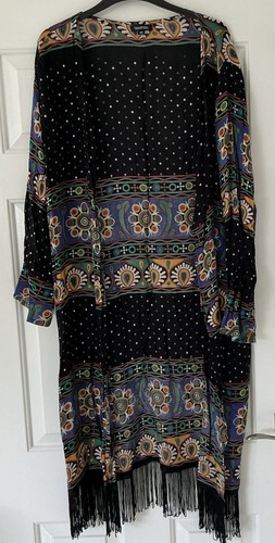 Boohoo black maxi duster - boohoo,